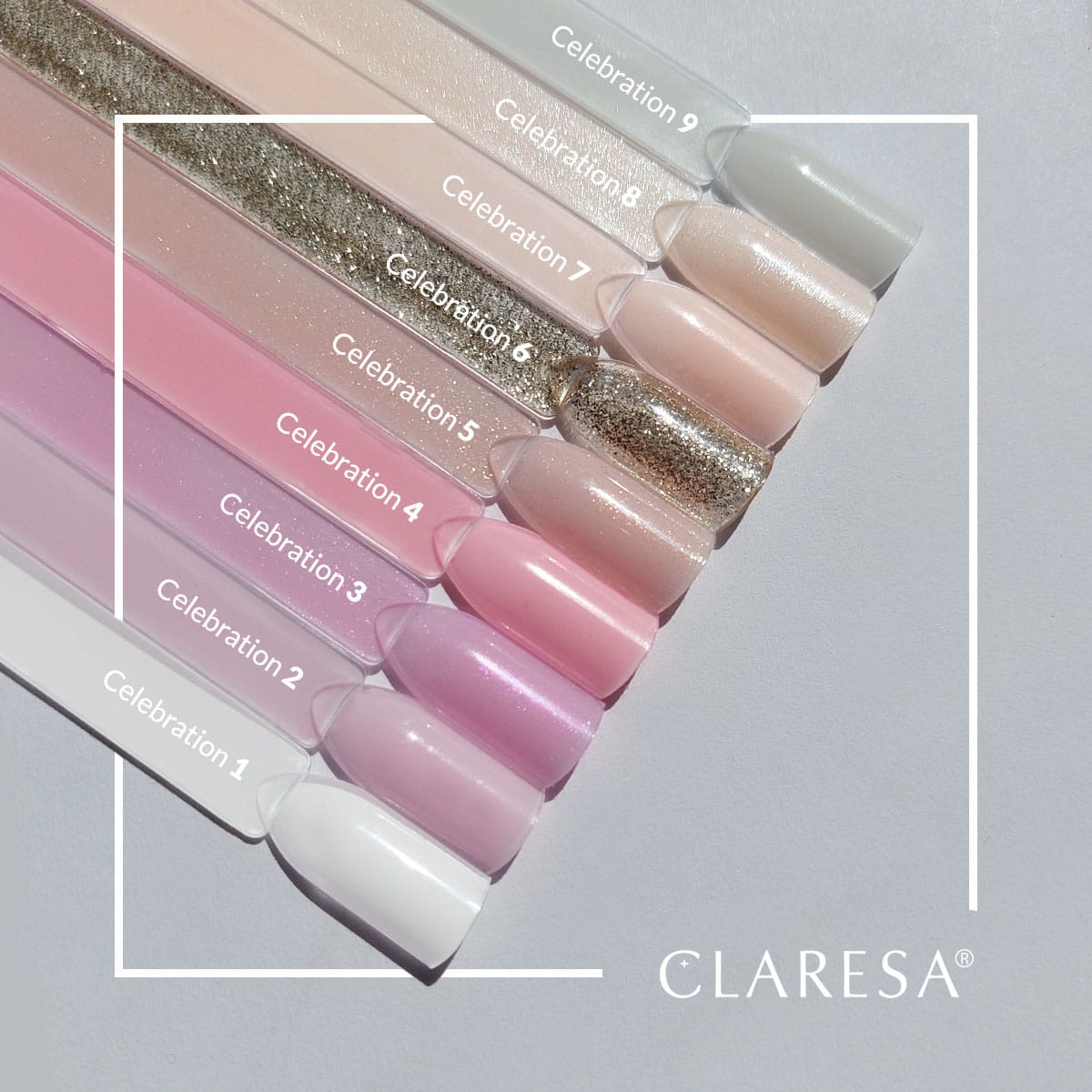 CLARESA UV/LED gél lakk 5g - CELEBRATION 8