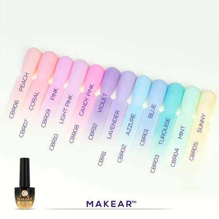 MAKEAR Color Rubber Base 8ml - CRB01 Blue