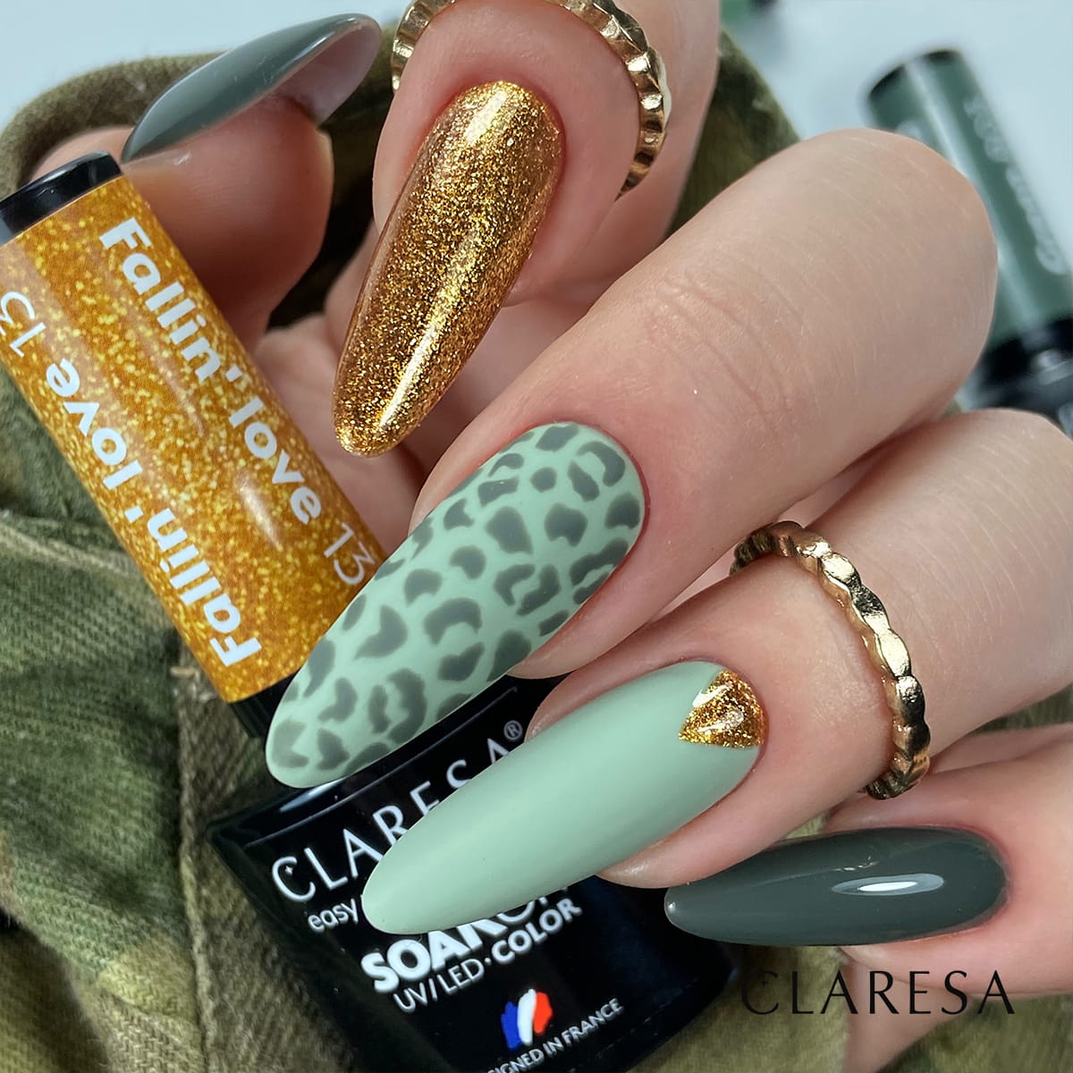CLARESA UV/LED gél lakk 5g - Fallin' Love 13