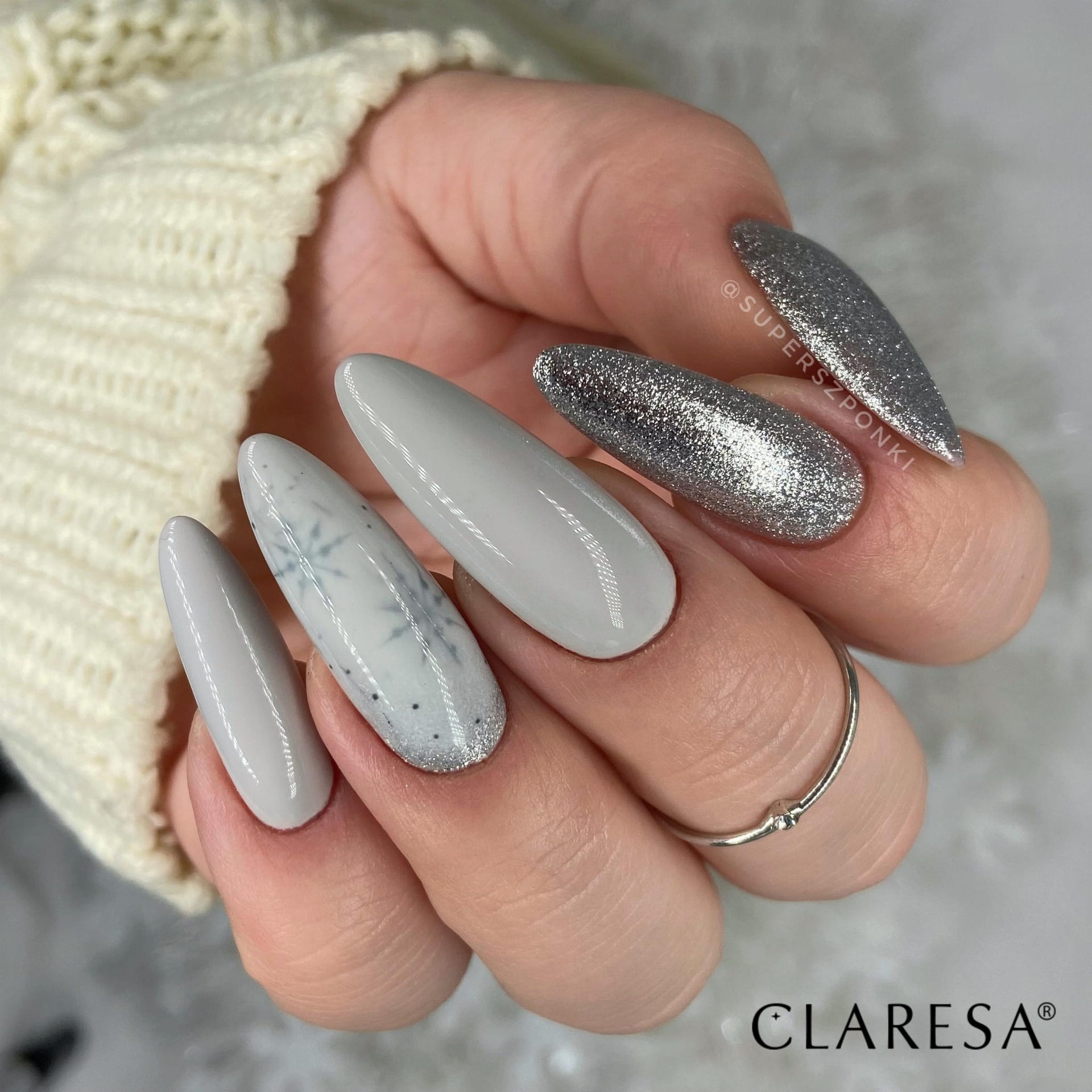CLARESA UV/LED gél lakk 5g - FROSTY MORNING 6