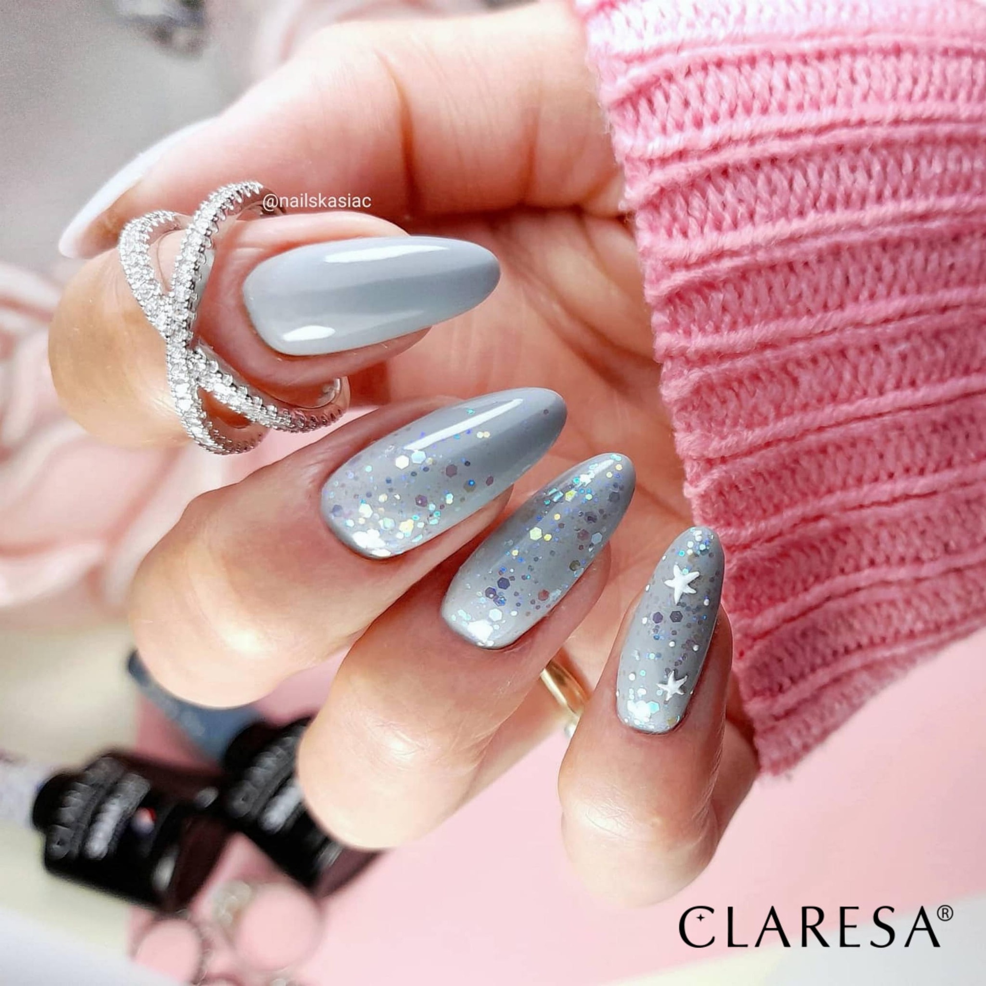CLARESA UV/LED gél lakk 5g - GRAY 206