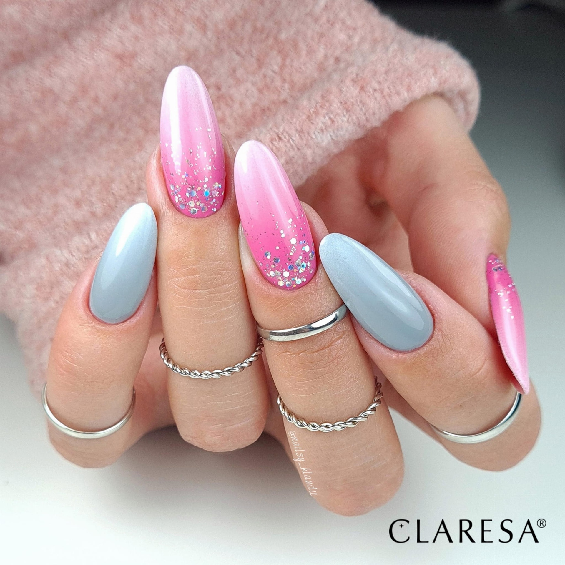 CLARESA UV/LED gél lakk 5g - GRAY 206