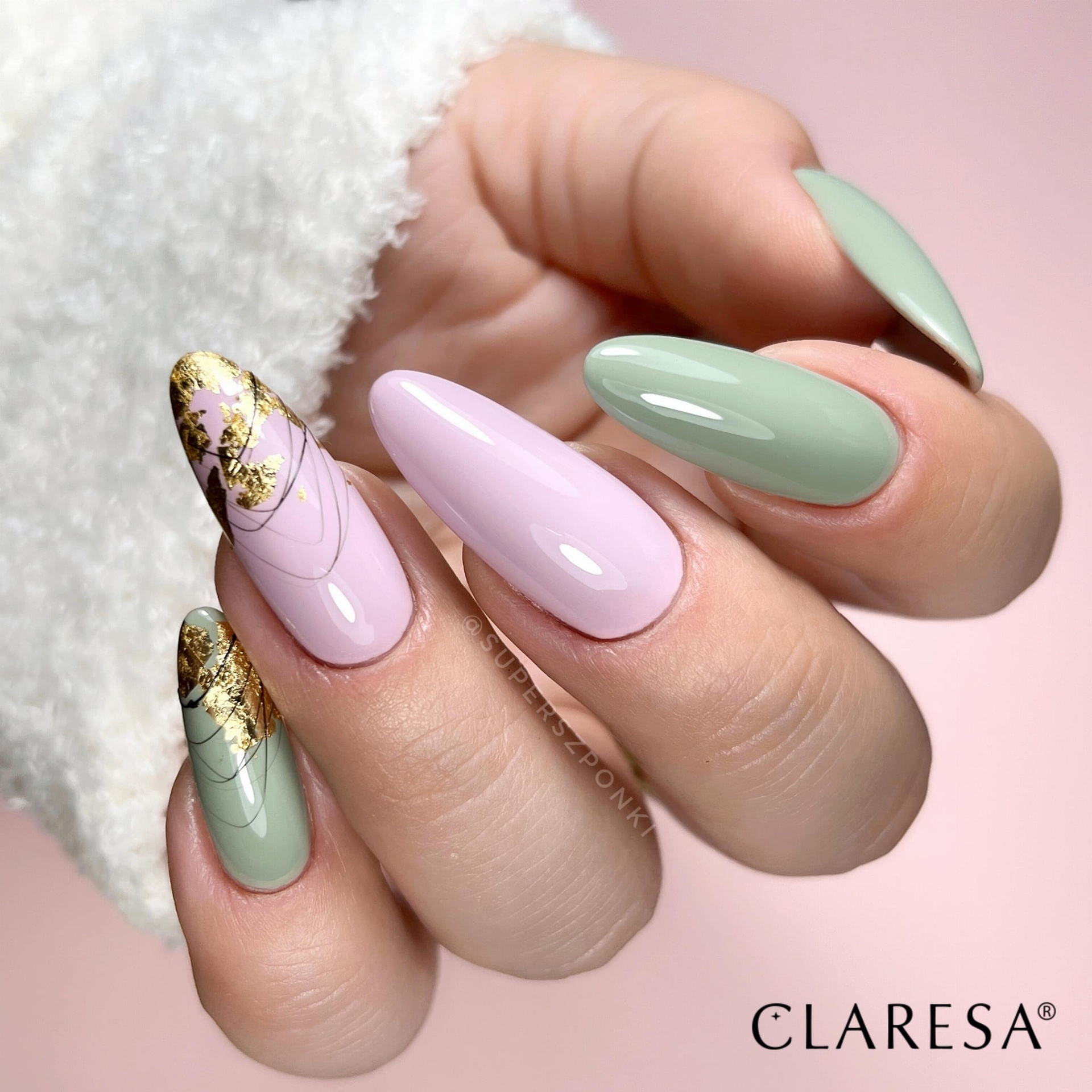 CLARESA UV/LED gél lakk 5g - GREEN 800