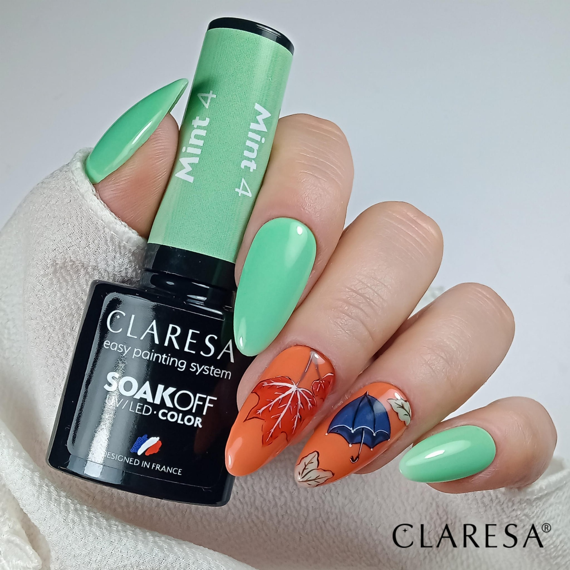 CLARESA UV/LED gél lakk 5g - MINT 4