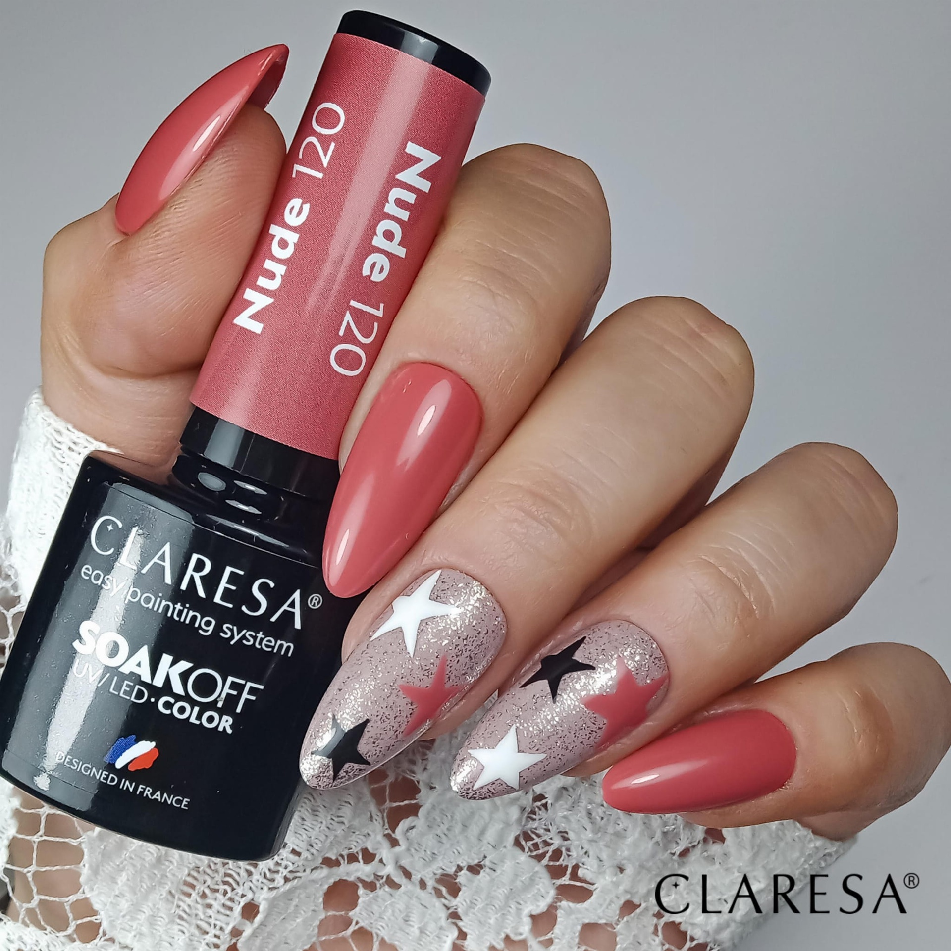 CLARESA UV/LED gél lakk 5g - NUDE 120