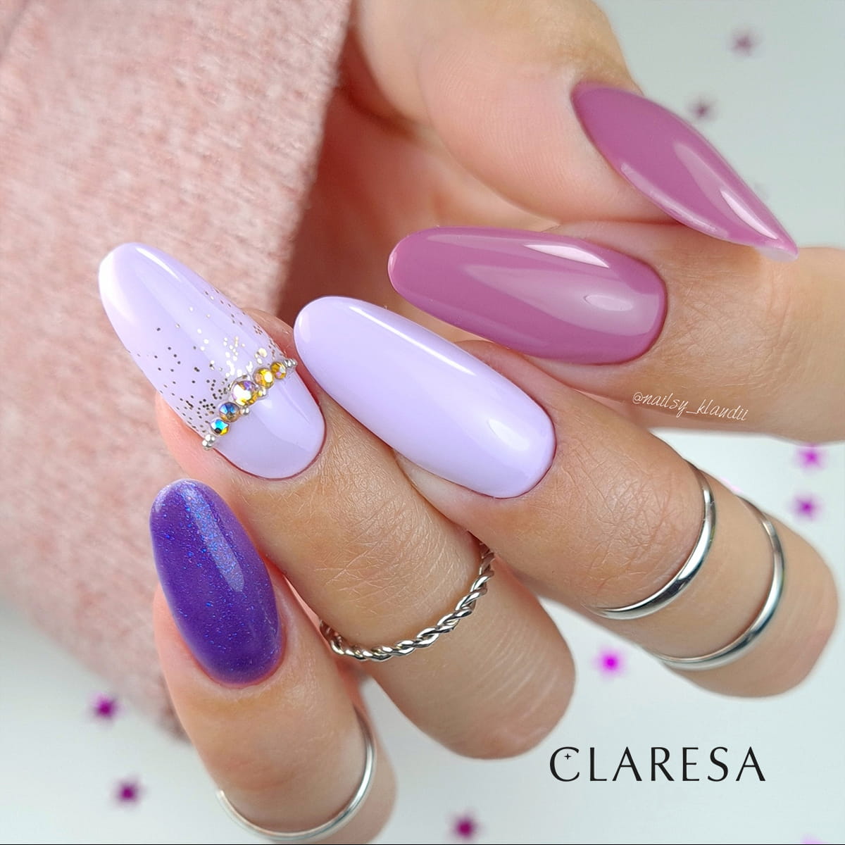 CLARESA UV/LED gél lakk 5g - PURPLE 601