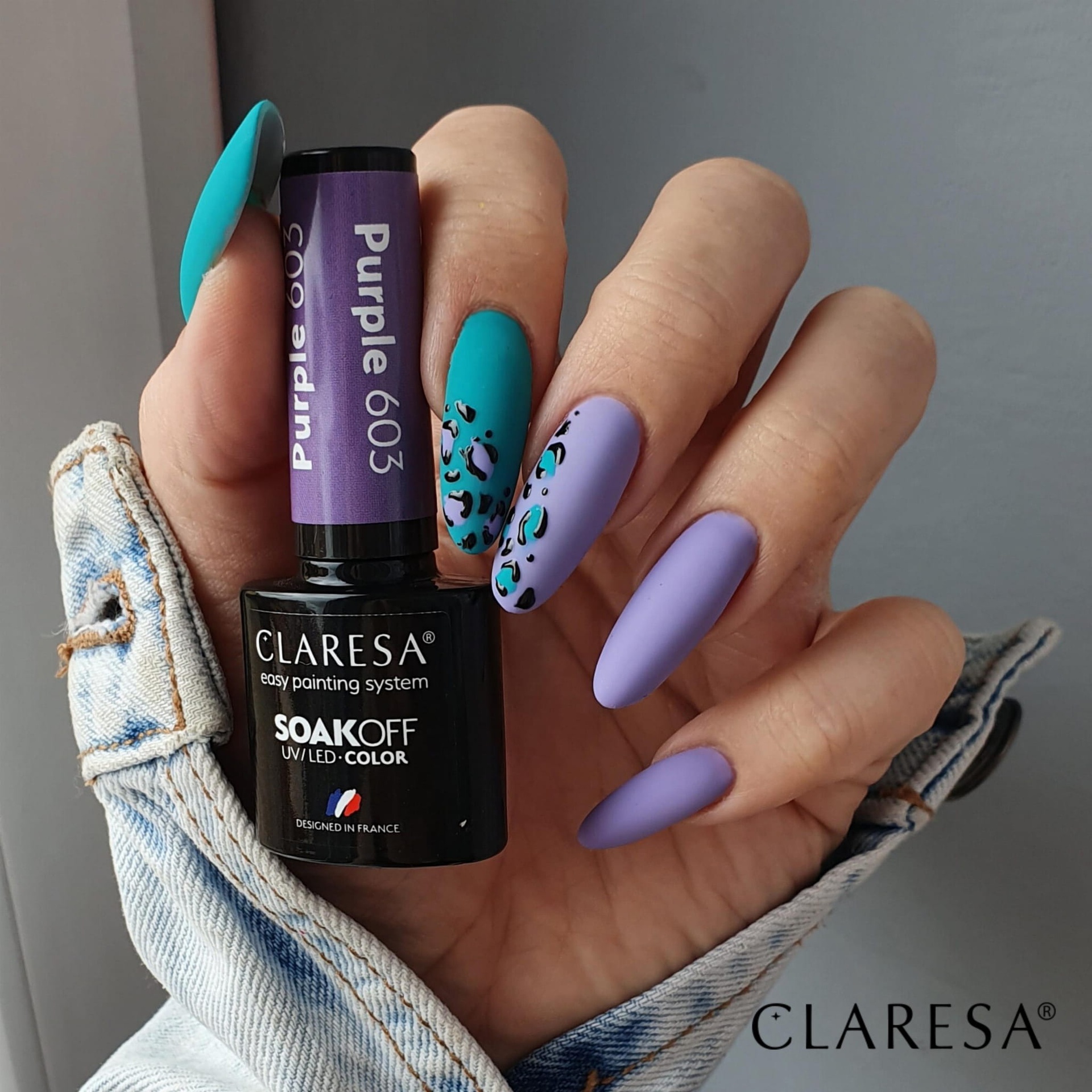 CLARESA UV/LED gél lakk 5g - PURPLE 603