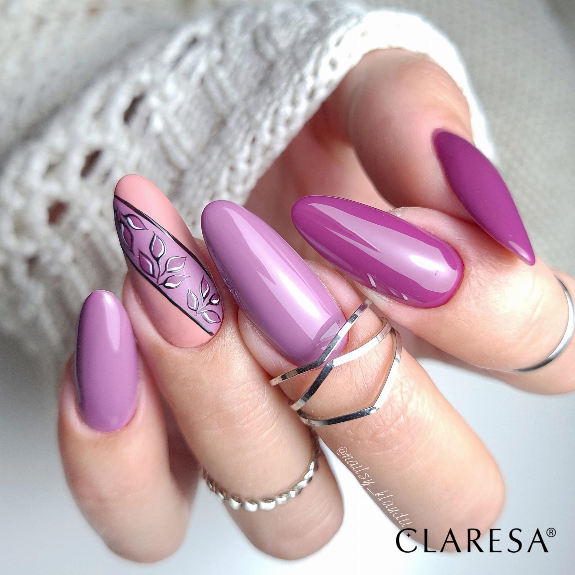 CLARESA UV/LED gél lakk 5g - PURPLE 615