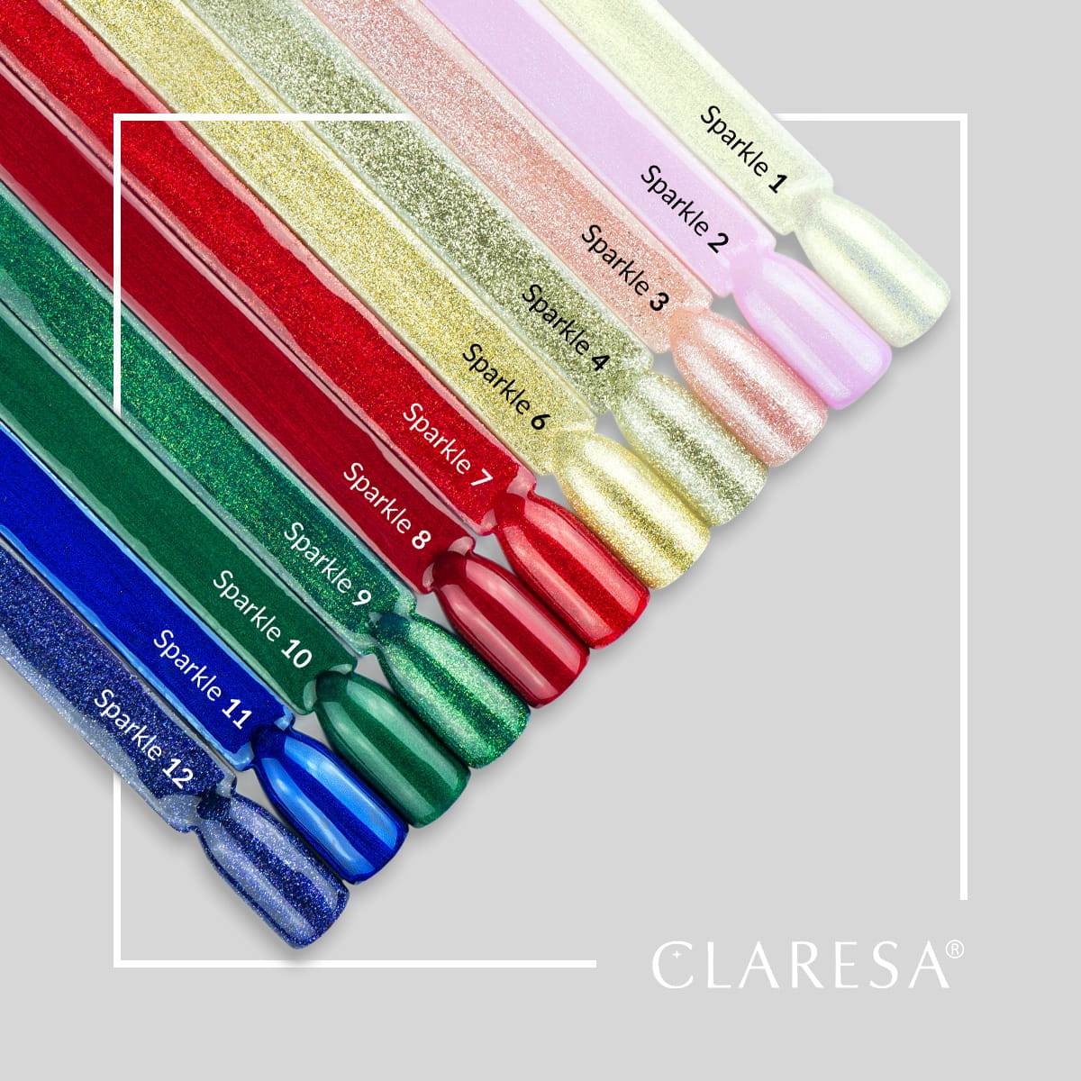 CLARESA UV/LED gél lakk 5g - SPARKLE 1