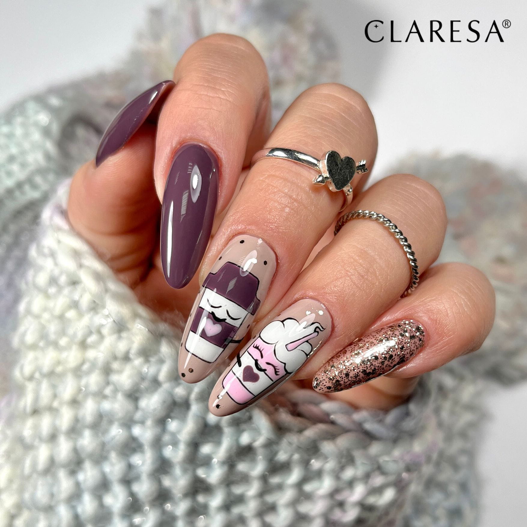 CLARESA UV/LED gél lakk 5g - Winter Wonderland 4