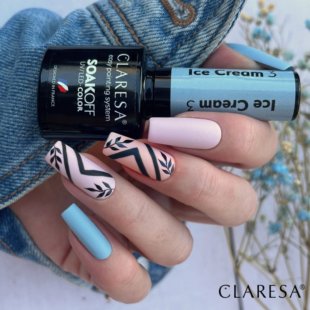 CLARESA UV/LED gél lakk 5g - Ice Cream 3