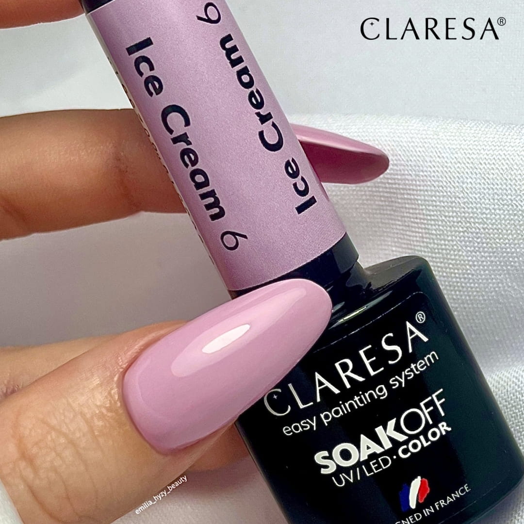 CLARESA UV/LED gél lakk 5g - Ice Cream 6