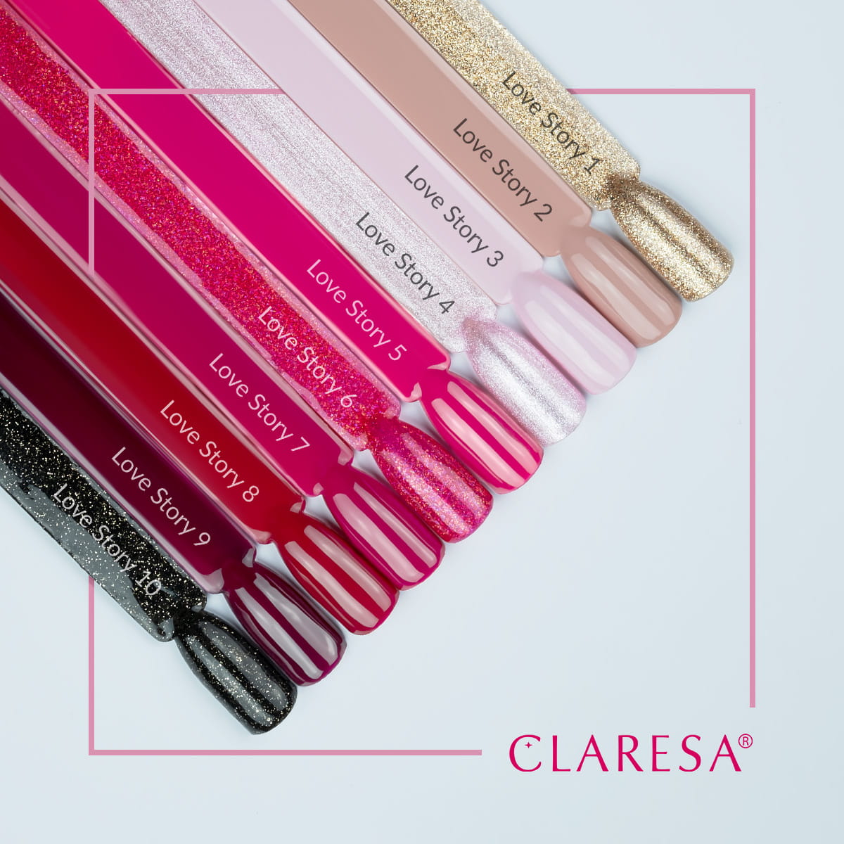 CLARESA UV/LED gél lakk 5g - LOVE STORY 8