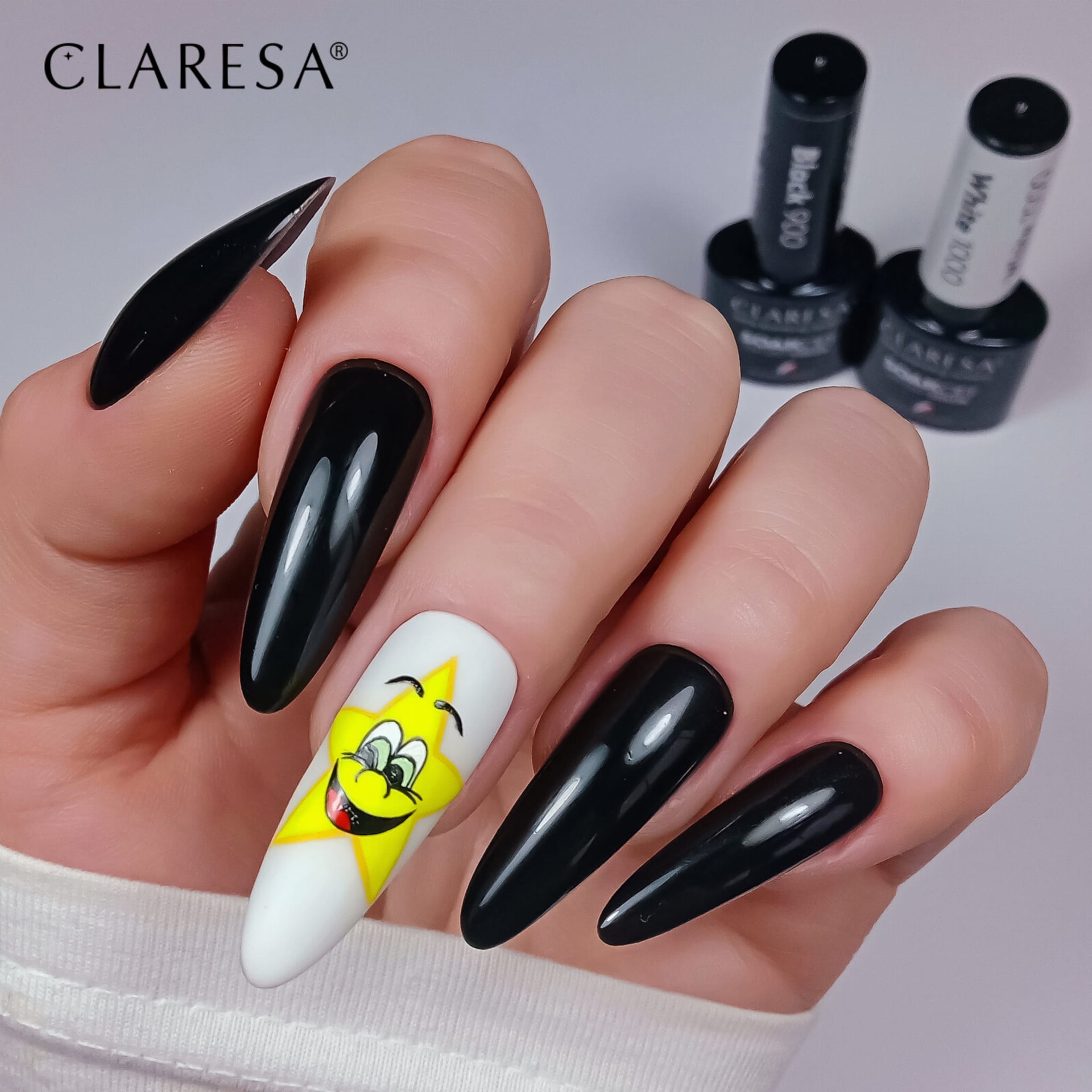 CLARESA UV/LED gél lakk 5g No.900 Black