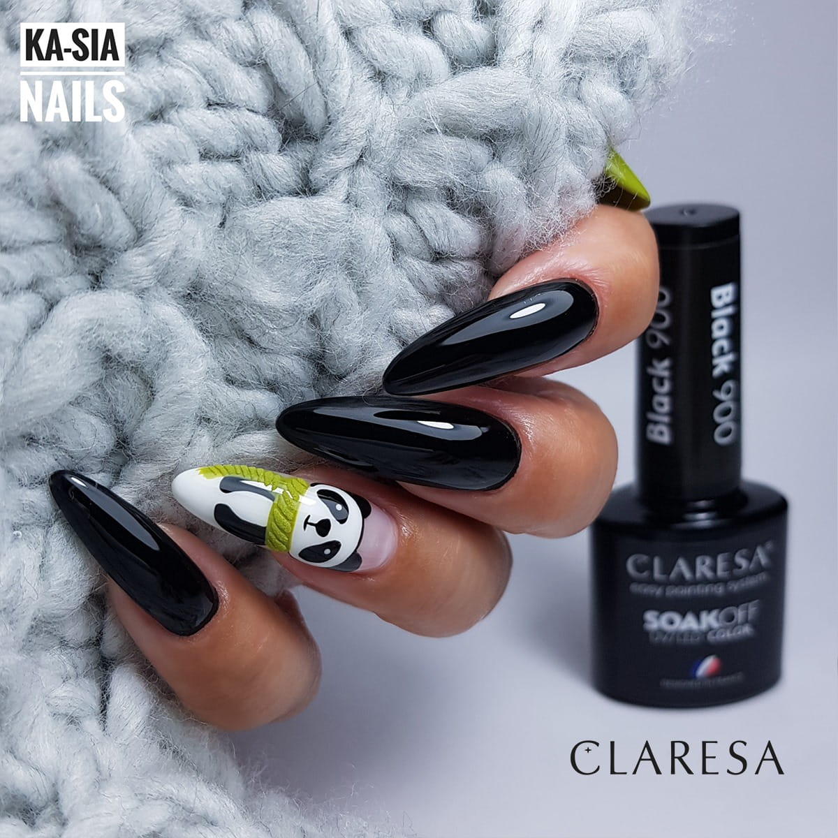 CLARESA UV/LED gél lakk 5g No.900 Black
