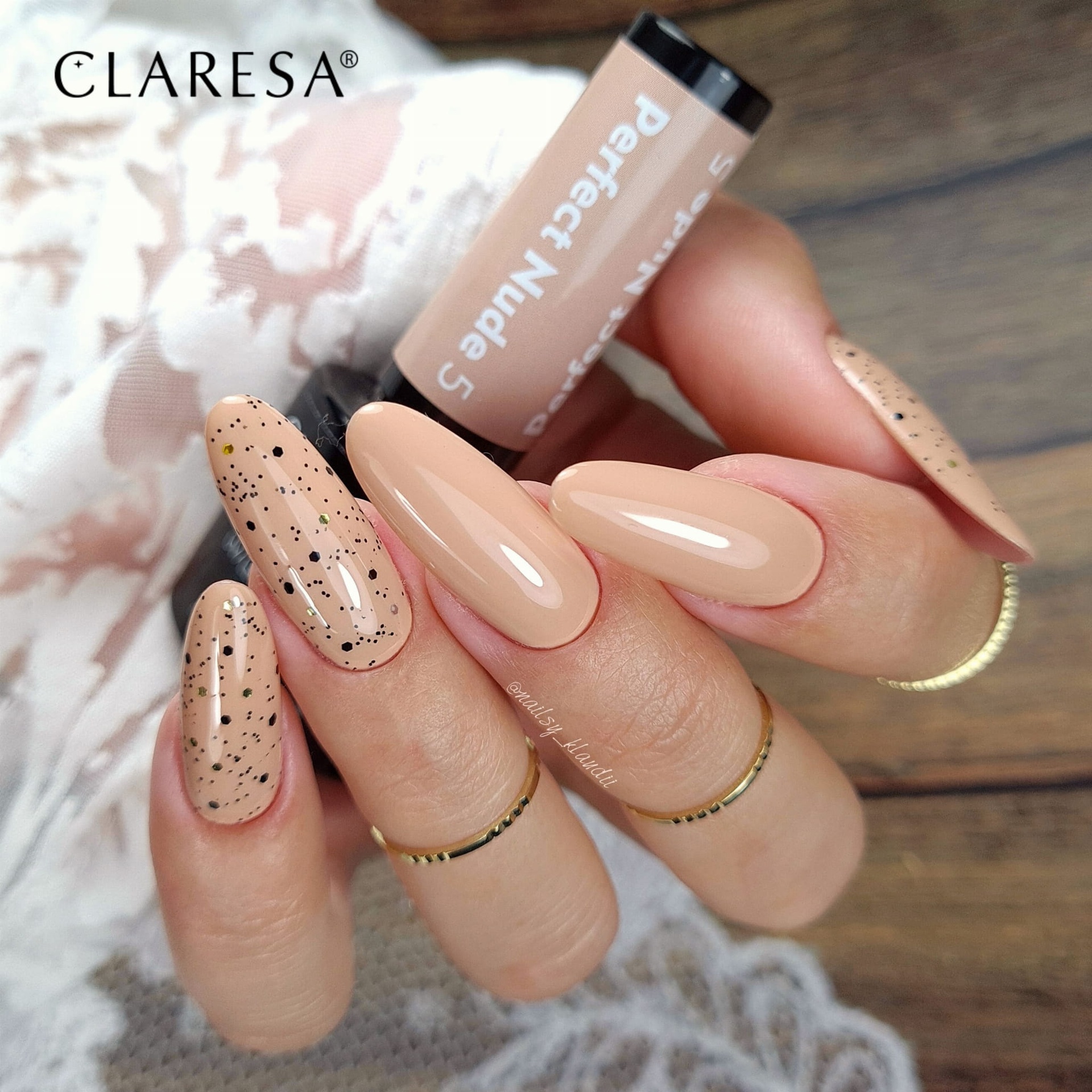 CLARESA UV/LED gél lakk 5g - PERFECT NUDE 5