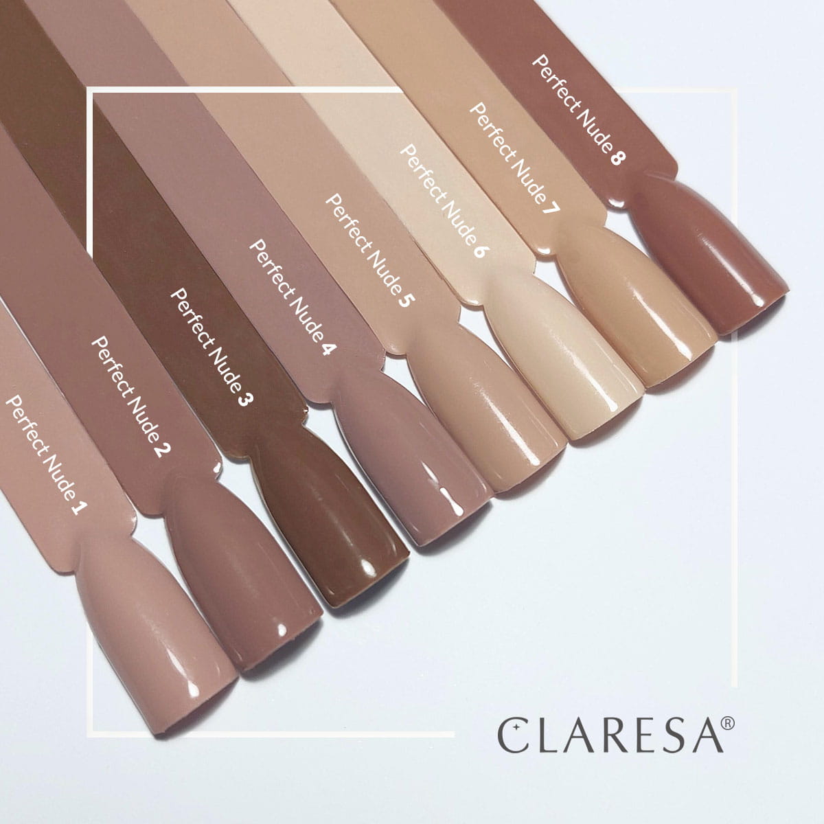 CLARESA UV/LED gél lakk 5g - PERFECT NUDE 8
