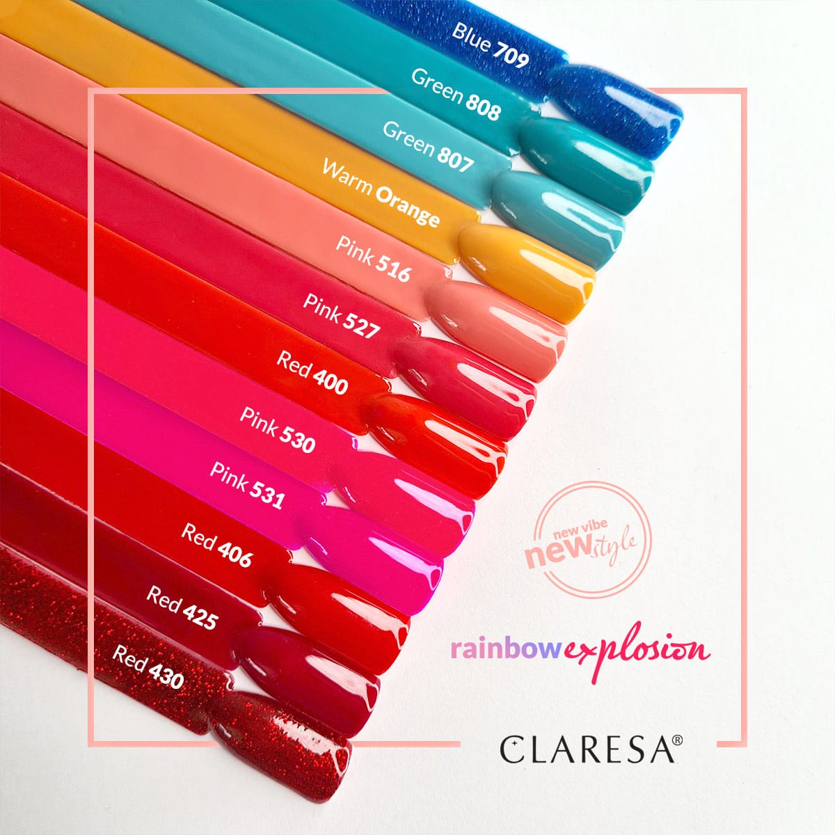CLARESA UV/LED gél lakk 5g - PINK 530