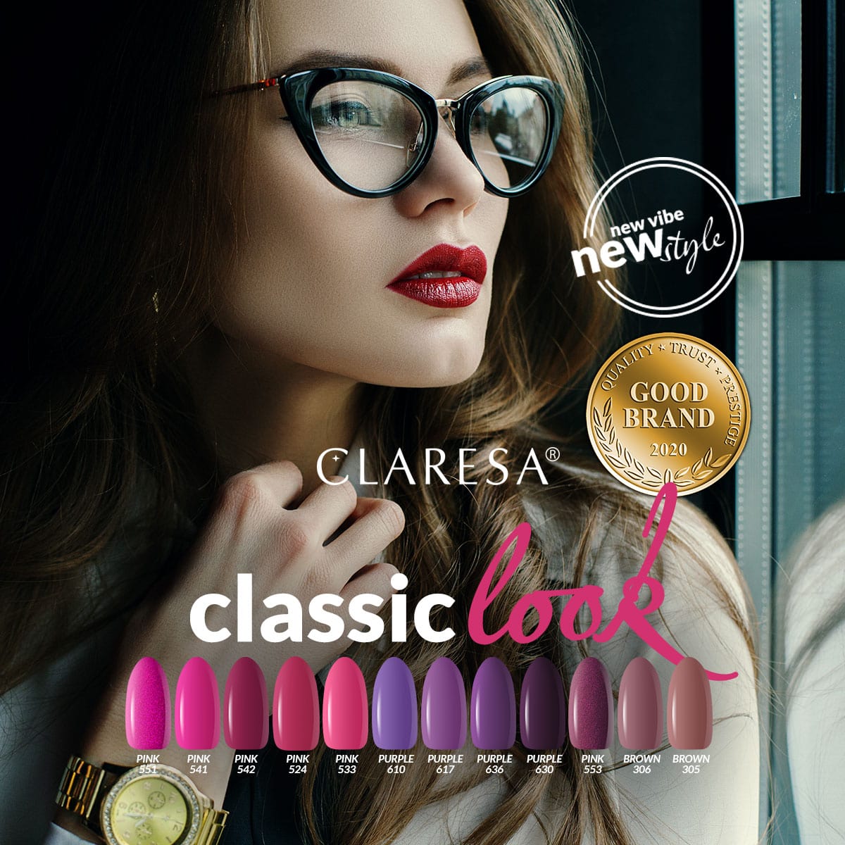 CLARESA UV/LED gél lakk 5g - PINK 541