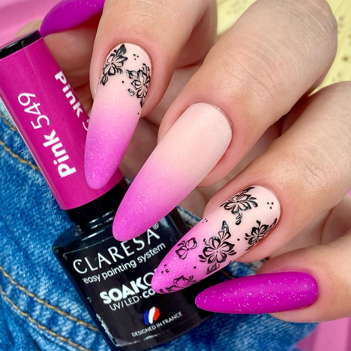CLARESA UV/LED gél lakk 5g - PINK 549