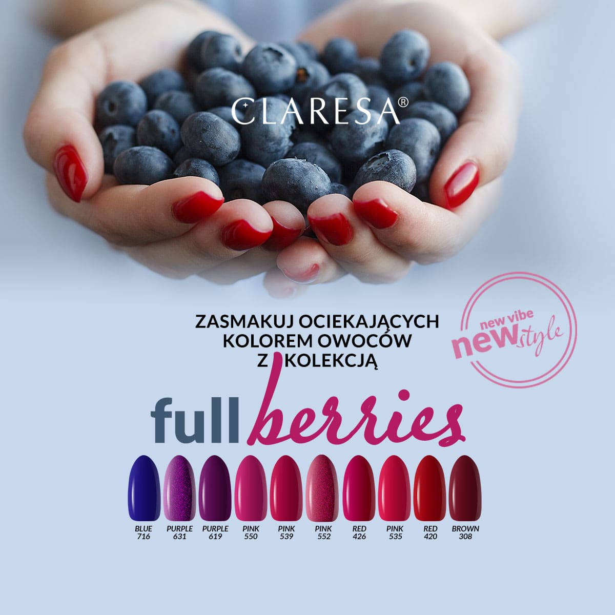 CLARESA UV/LED gél lakk 5g - PURPLE 619