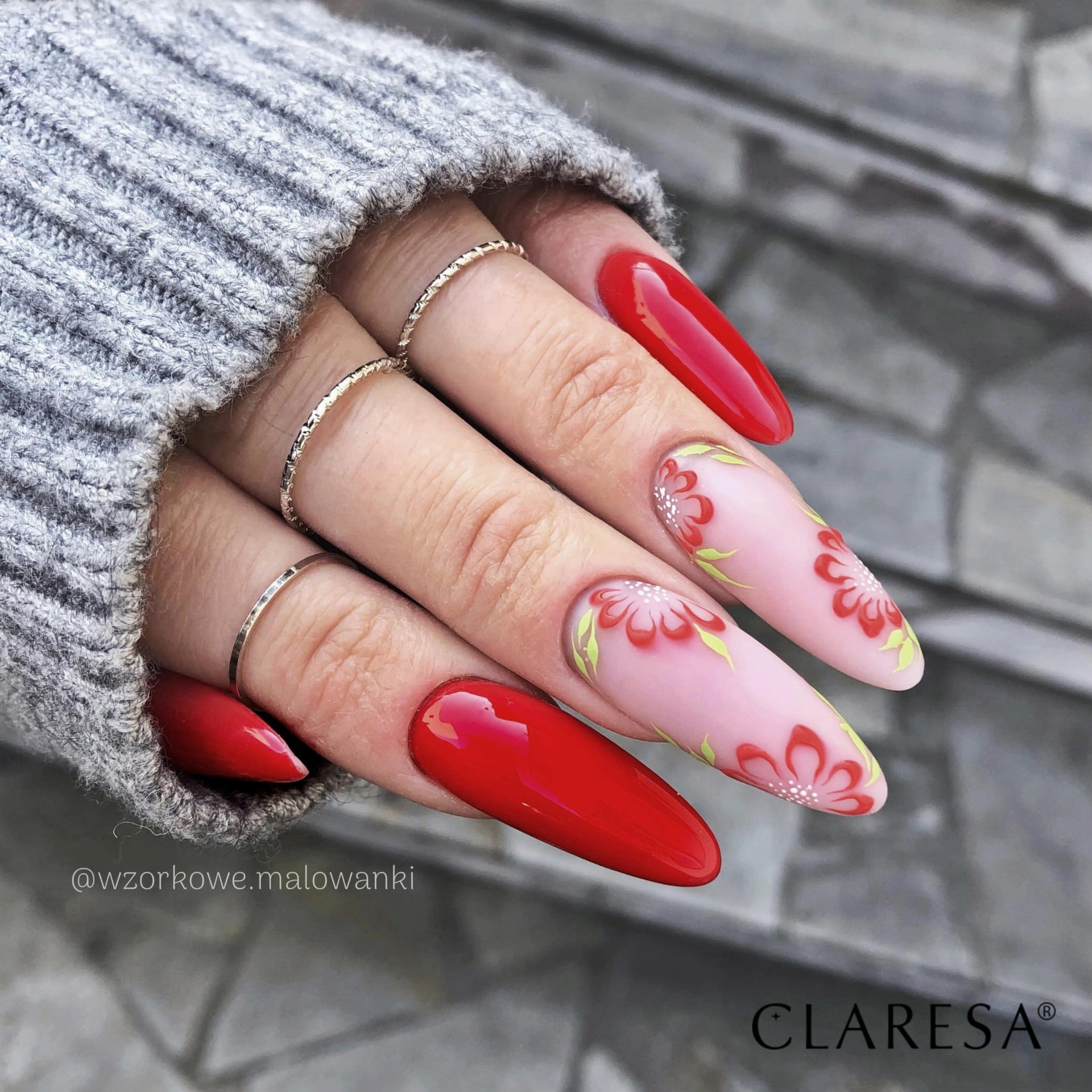 CLARESA UV/LED gél lakk 5g -RED 403