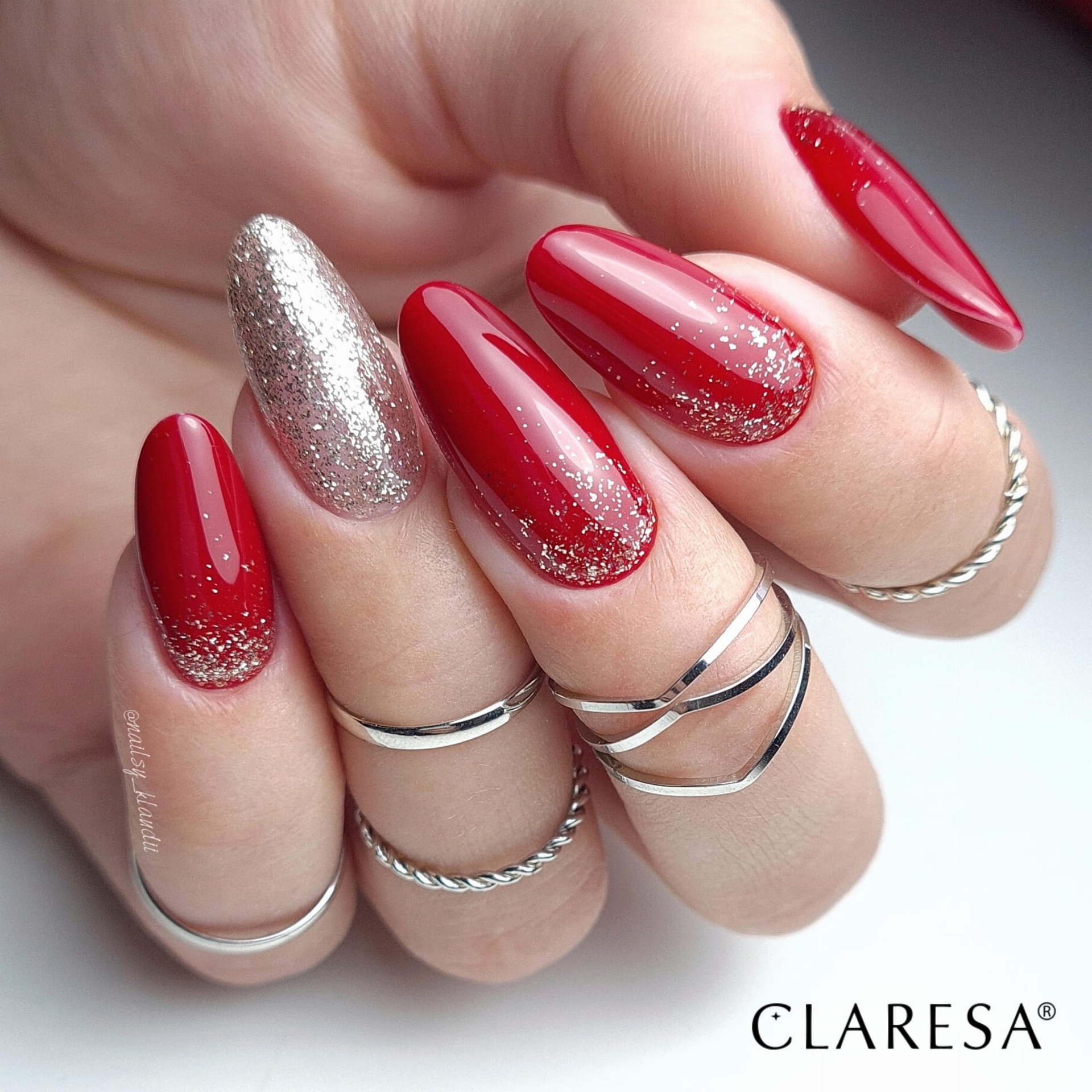 CLARESA UV/LED gél lakk 5g -RED 419