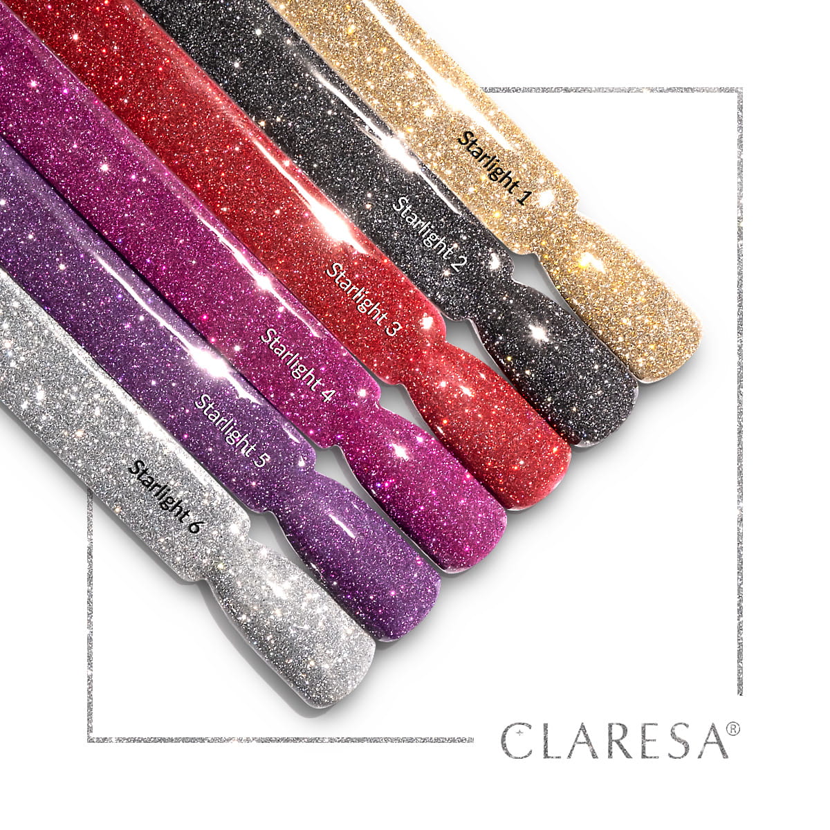 CLARESA UV/LED gél lakk 5g - STARLIGHT 01