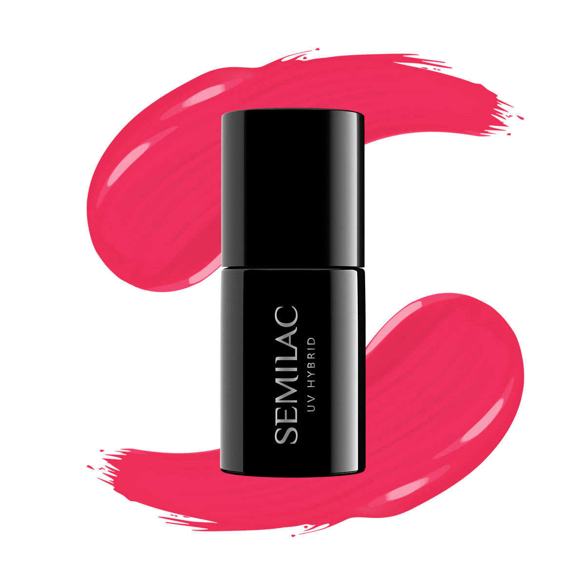 SEMILAC UV/LED Gél Lakk 7ml - 571 - Neon Strawberry