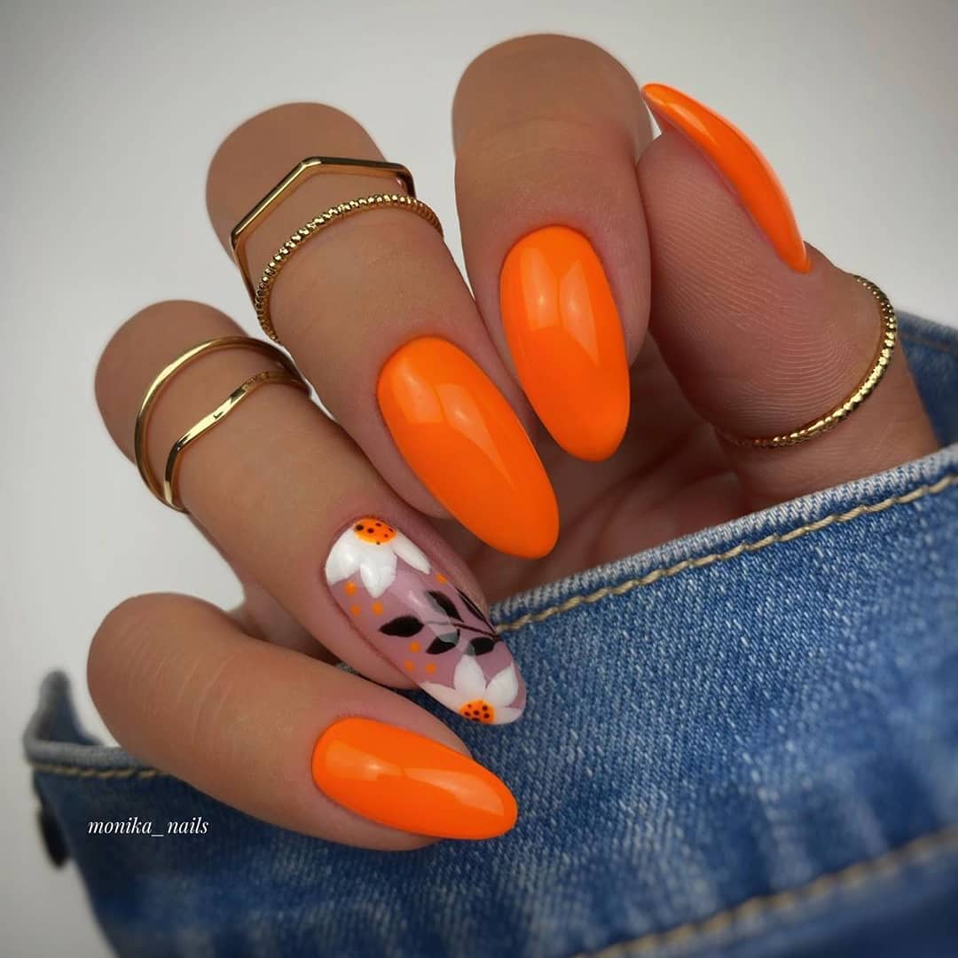 SEMILAC UV/LED Gél Lakk 7ml - 566 - Neon Orange