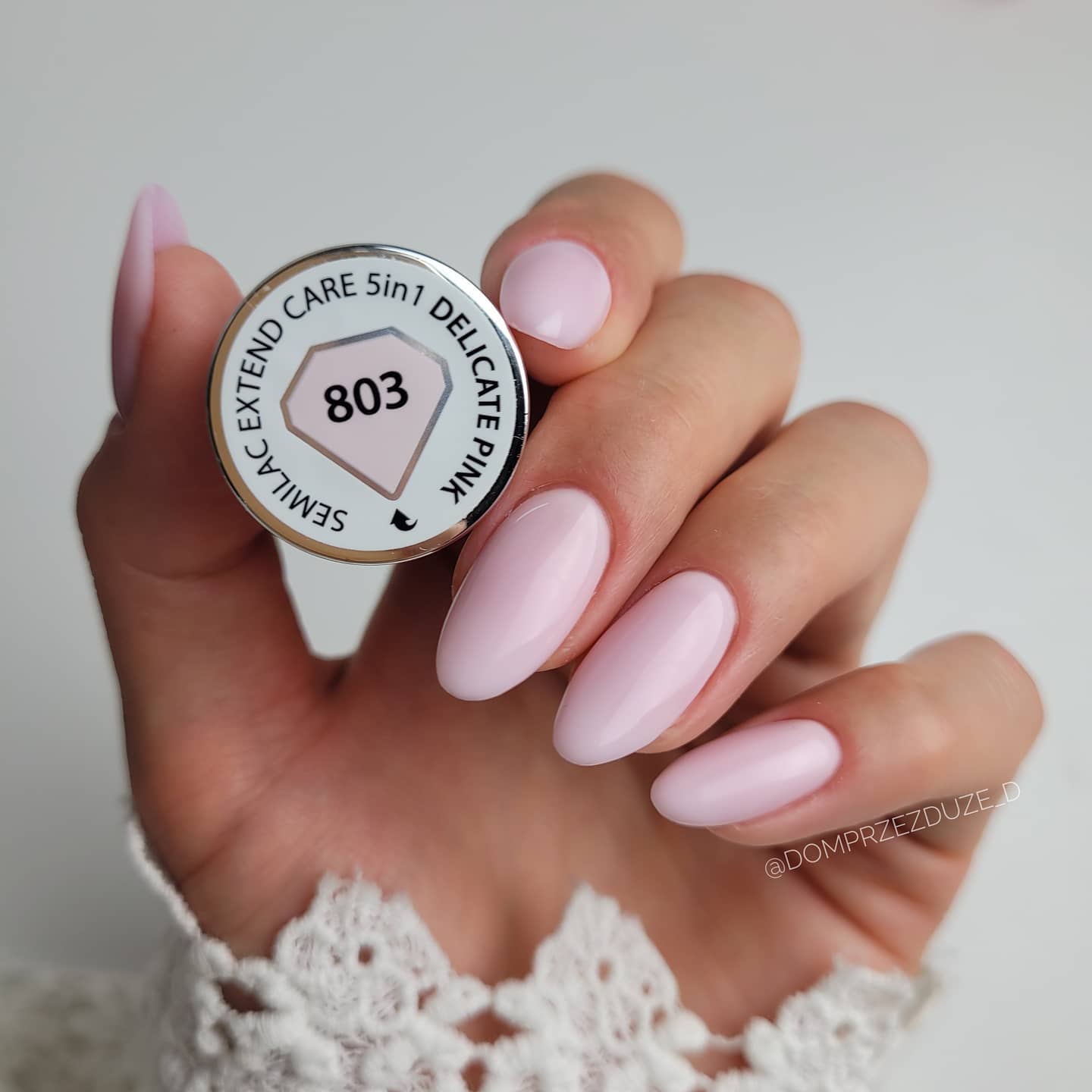 SEMILAC Extend 5in1 - 7 ml - No. 803 Delicate Pink
