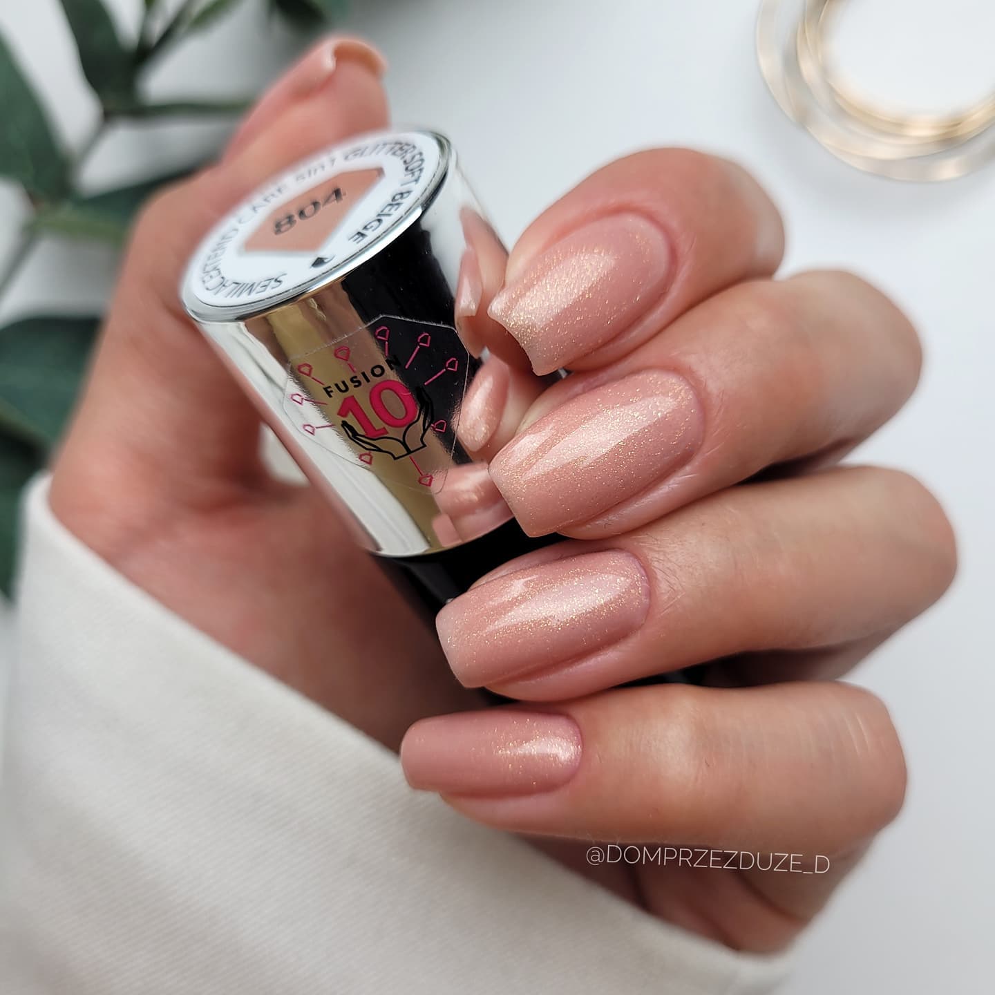 SEMILAC Extend 5in1 - 7 ml - No. 804 Glitter Soft Beige