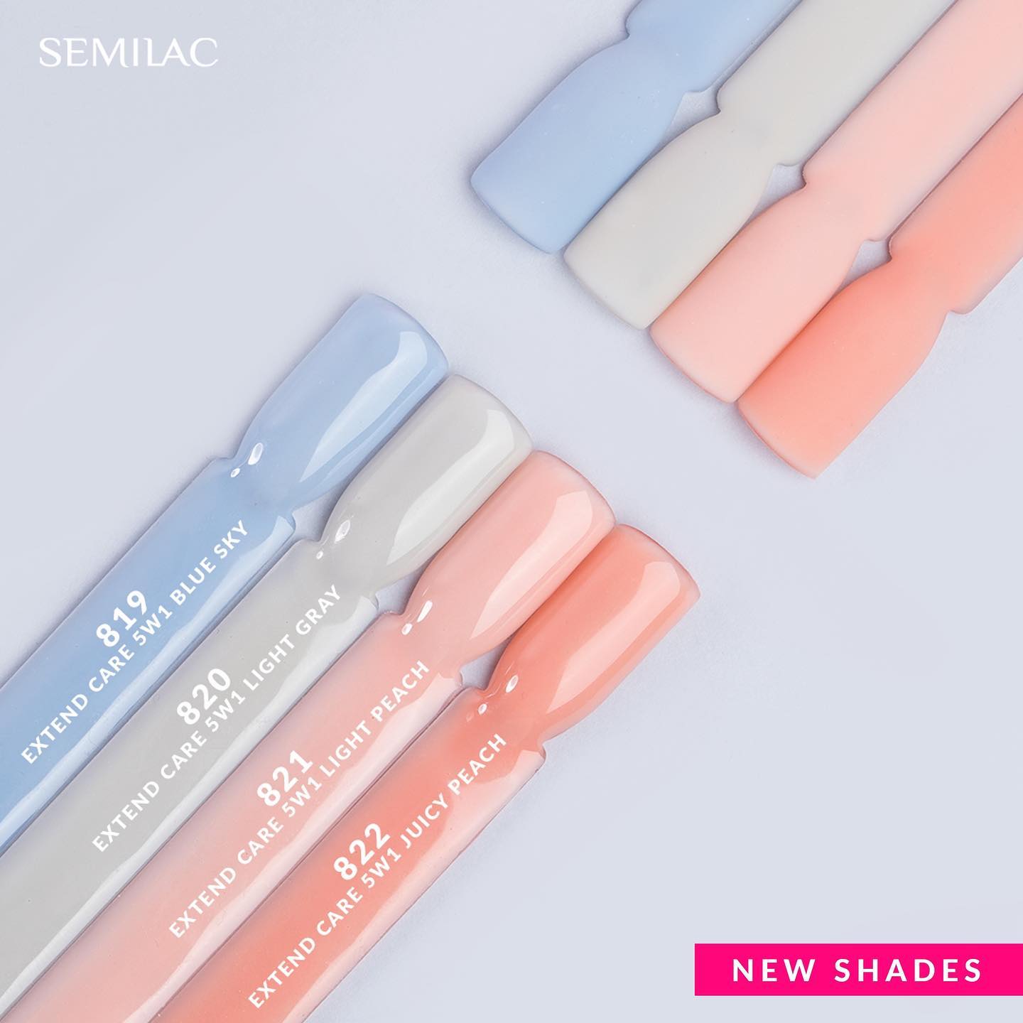 SEMILAC Vitamin Extend 5in1 - 7 ml - No. 820 Light Gray