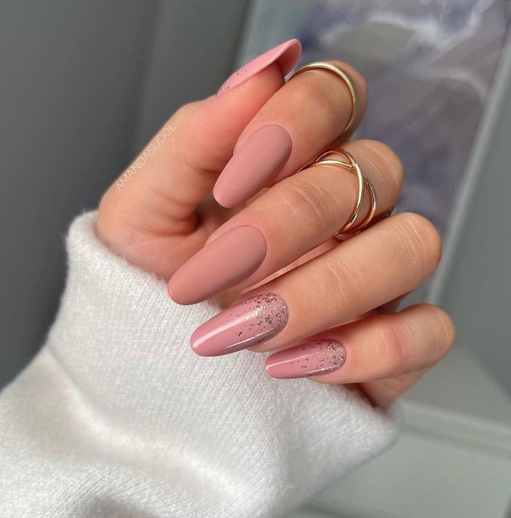 SEMILAC UV/LED Gél Lakk 7ml - 586 - HEMA FREE - Dirty Rose Nude