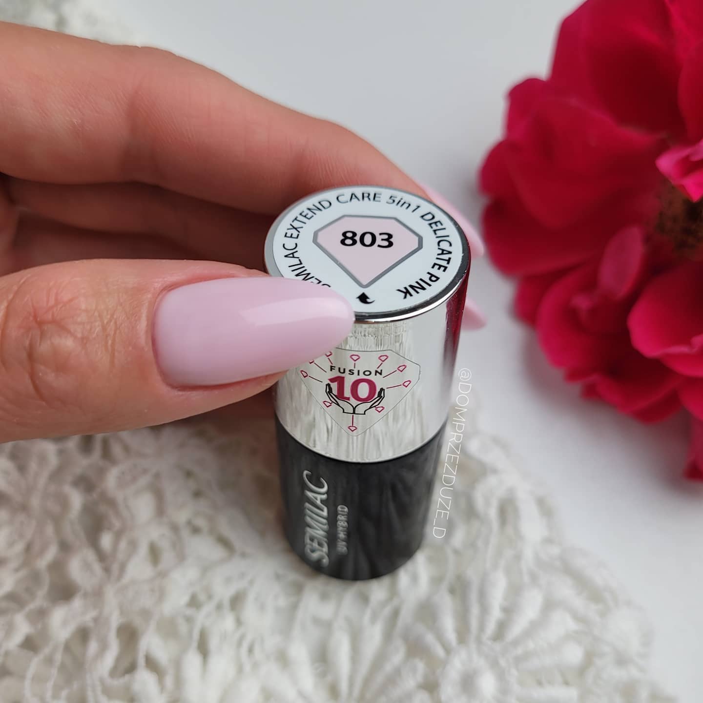 SEMILAC Vitamin Extend 5in1 - 7 ml - No. 803 Delicate Pink