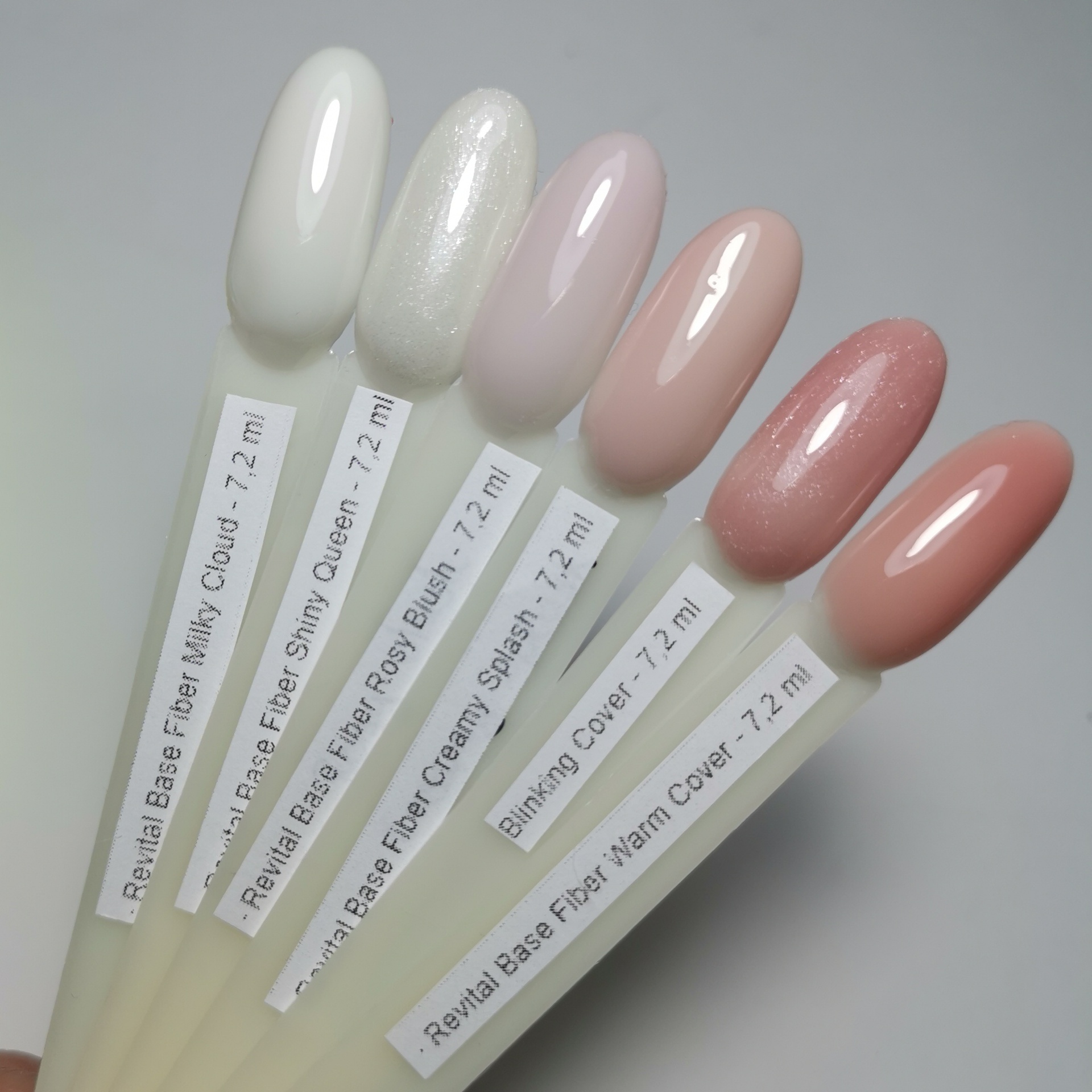 NEONAIL Base UV/LED - Revital Base Fiber Milky Cloud - 7,2 ml | Silver ...