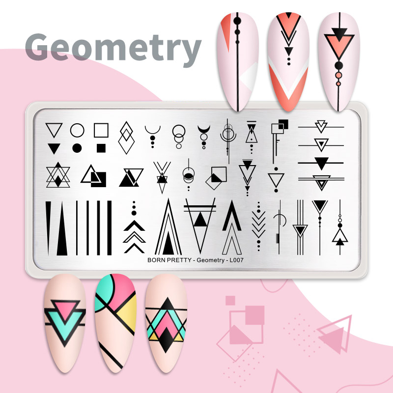 BORN PRETTY nyomdalemez - Geometry L007