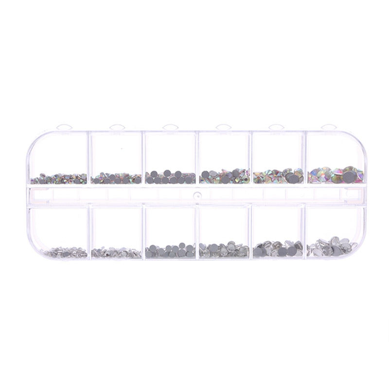 Körömdíszítő strasszkövek boxban - 460 db - Crystal & Crystal AB