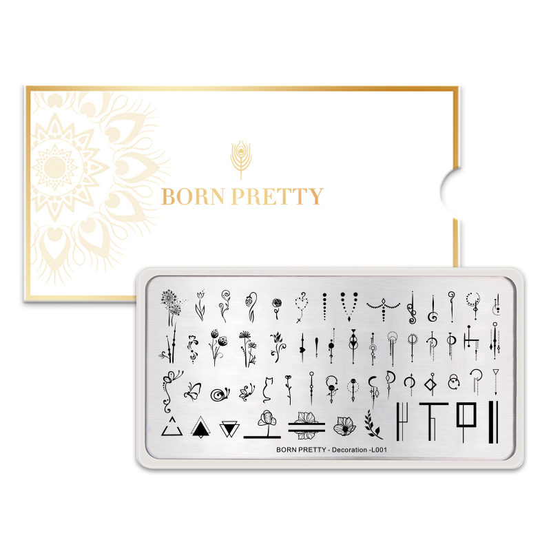 BORN PRETTY nyomdalemez - Decoration L001