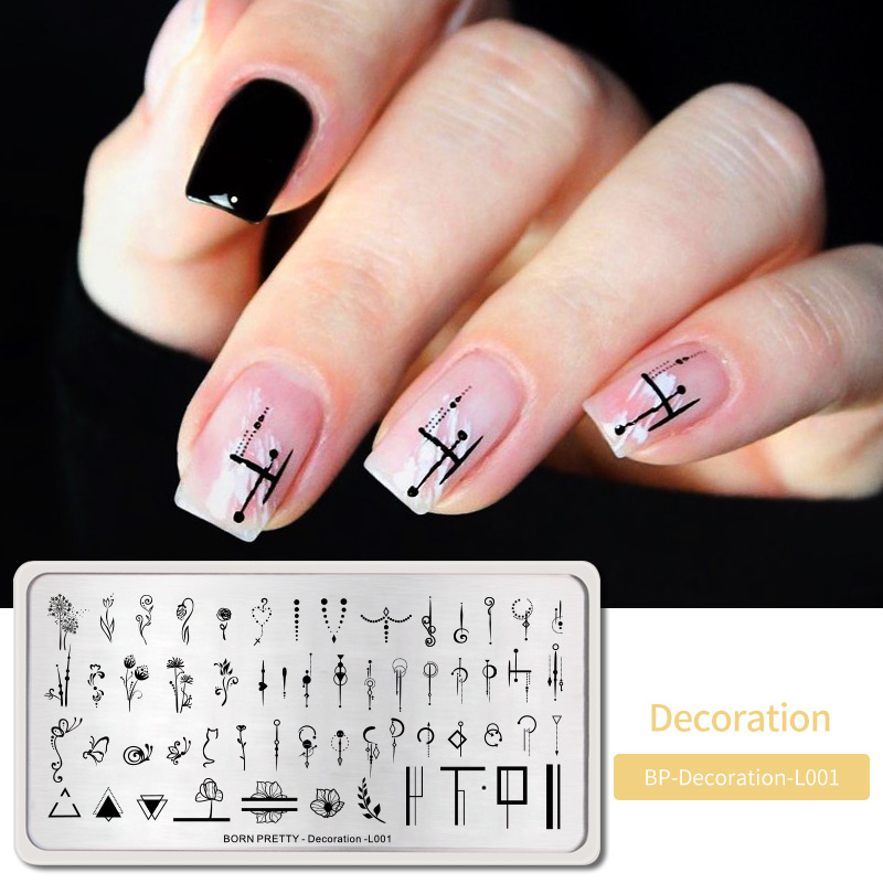 BORN PRETTY nyomdalemez - Decoration L001