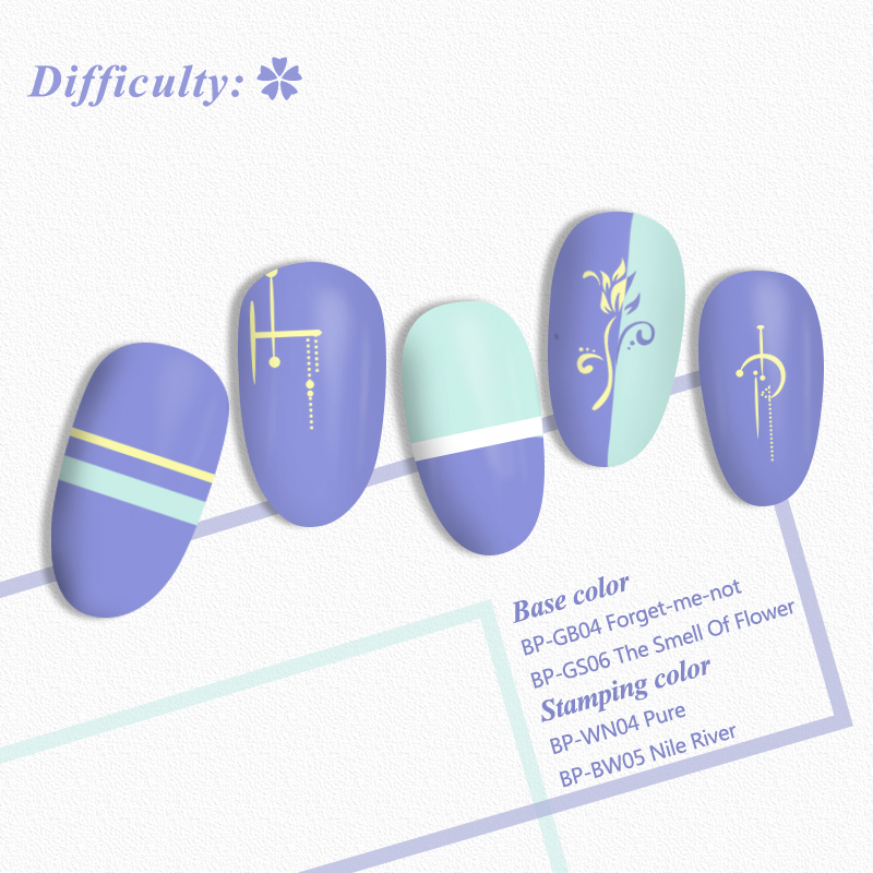 BORN PRETTY nyomdalemez - Decoration L001