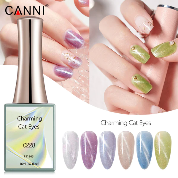 CANNI Charming Cat Eye UV/LED Cat Eye gél lakk 16 ml No.C223
