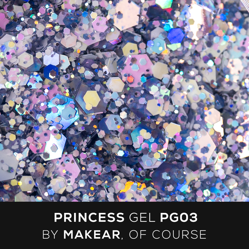 MAKEAR Princess Gel 5ml -  PG03 Blue