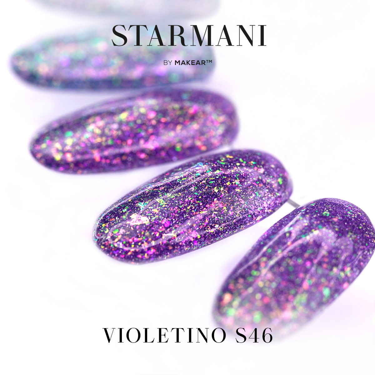 MAKEAR Gel Polish 8ml No.S46 Violetino STARMANI