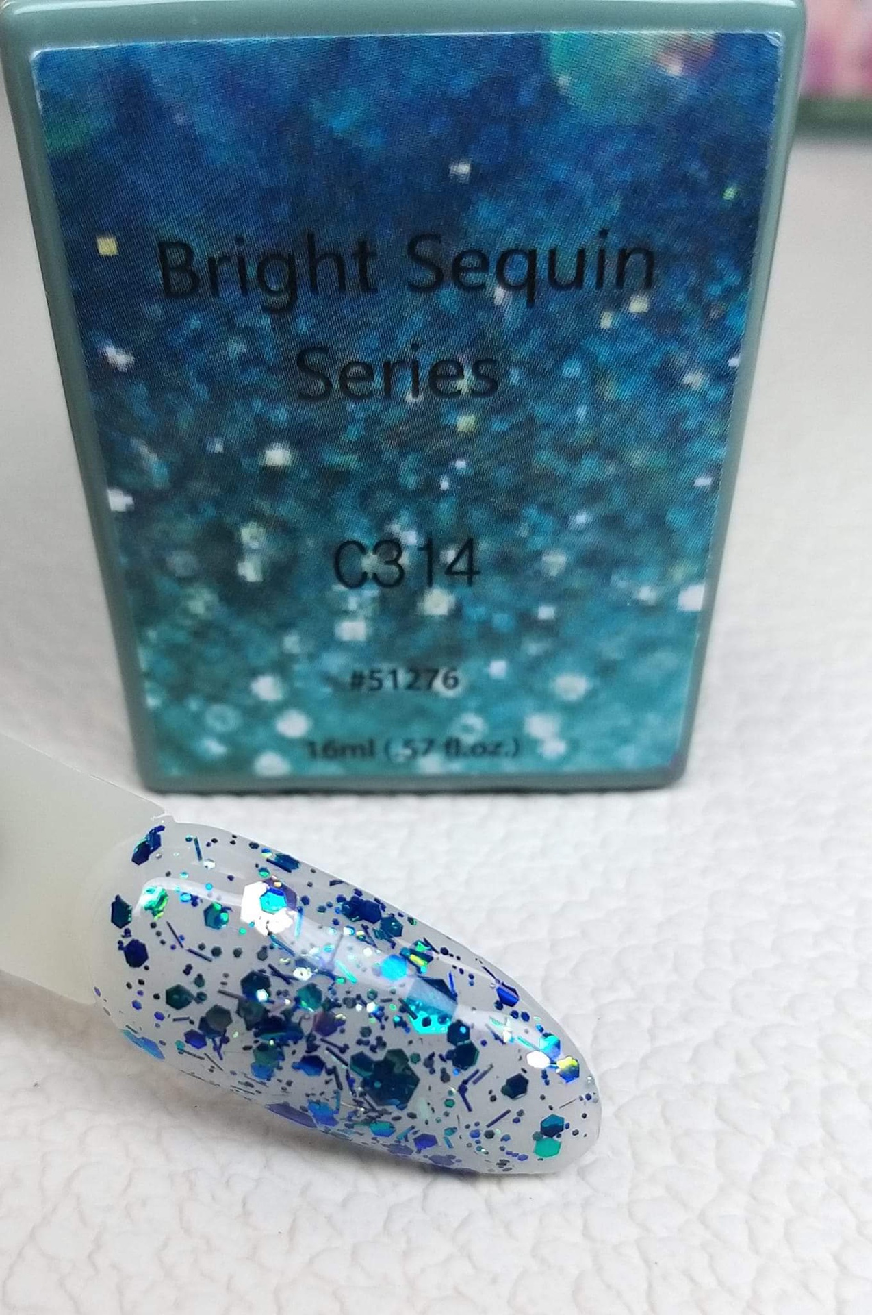 CANNI Bright Sequin Series UV/LED gél lakk 16 ml No.C314