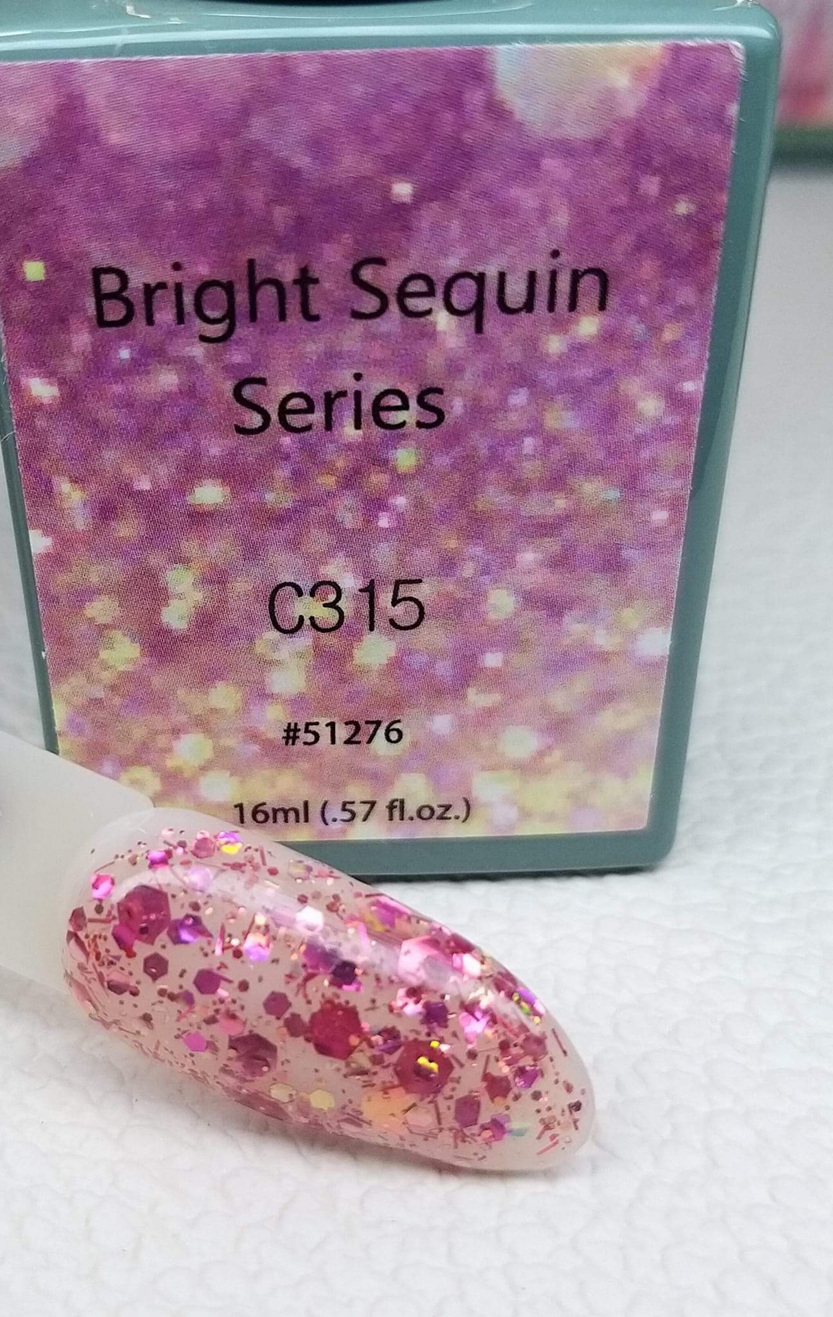 CANNI Bright Sequin Series UV/LED gél lakk 16 ml No.C315