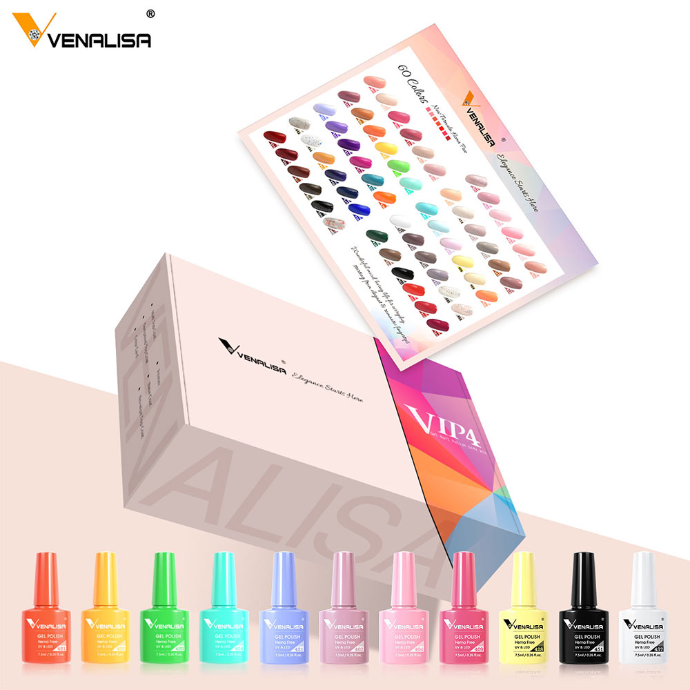 Venalisa VIP4 UV/LED Gél Lakk szett- Teljes szett - 60 db szín