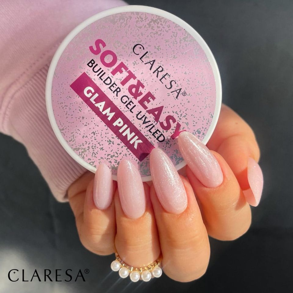CLARESA Soft&Easy Builder Gél 45g - Glam Pink
