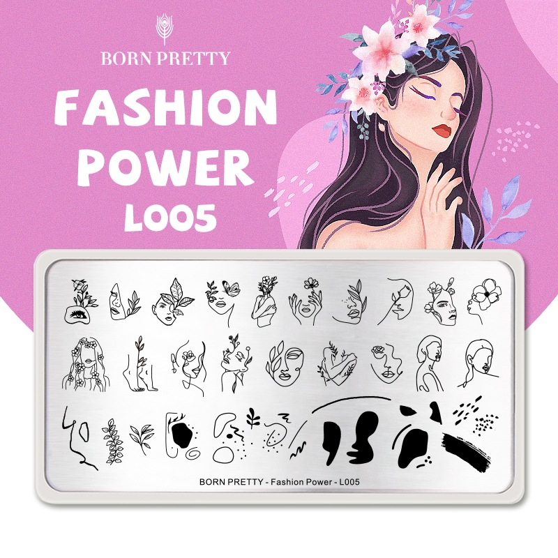 BORN PRETTY nyomdalemez - Fashion Power L005